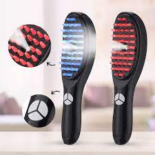 Sonic Vibration Scalp Massage Comb Light Therapy Head Massage Comb Anti Hair Loss Anion Spray Hair Growth Brush Stress Relief