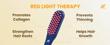 Sonic Vibration Scalp Massage Comb Light Therapy Head Massage Comb Anti Hair Loss Anion Spray Hair Growth Brush Stress Relief
